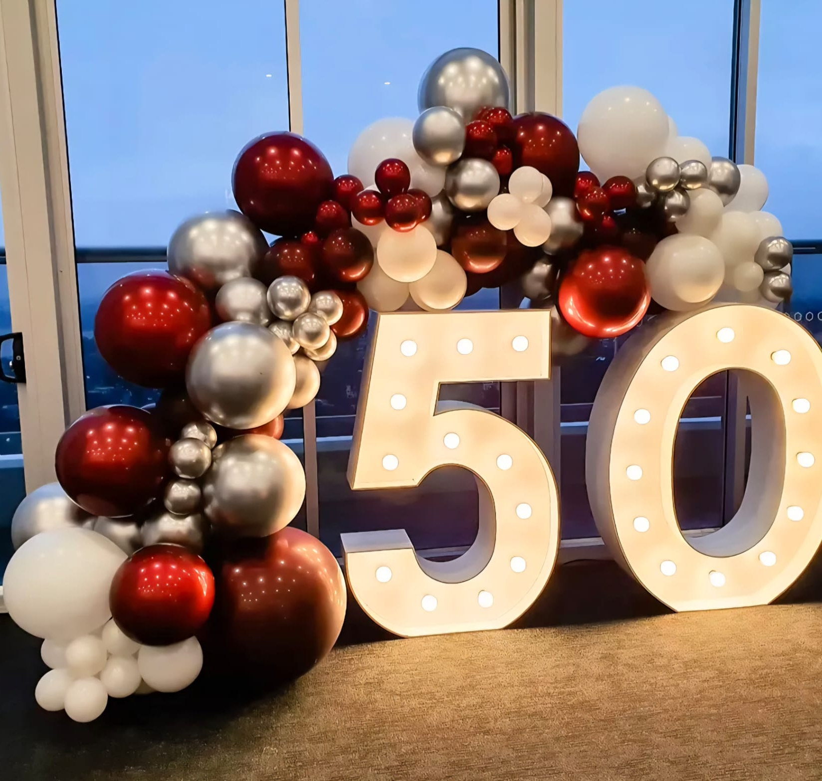 Adult & Milestone Birthdays balloon styling