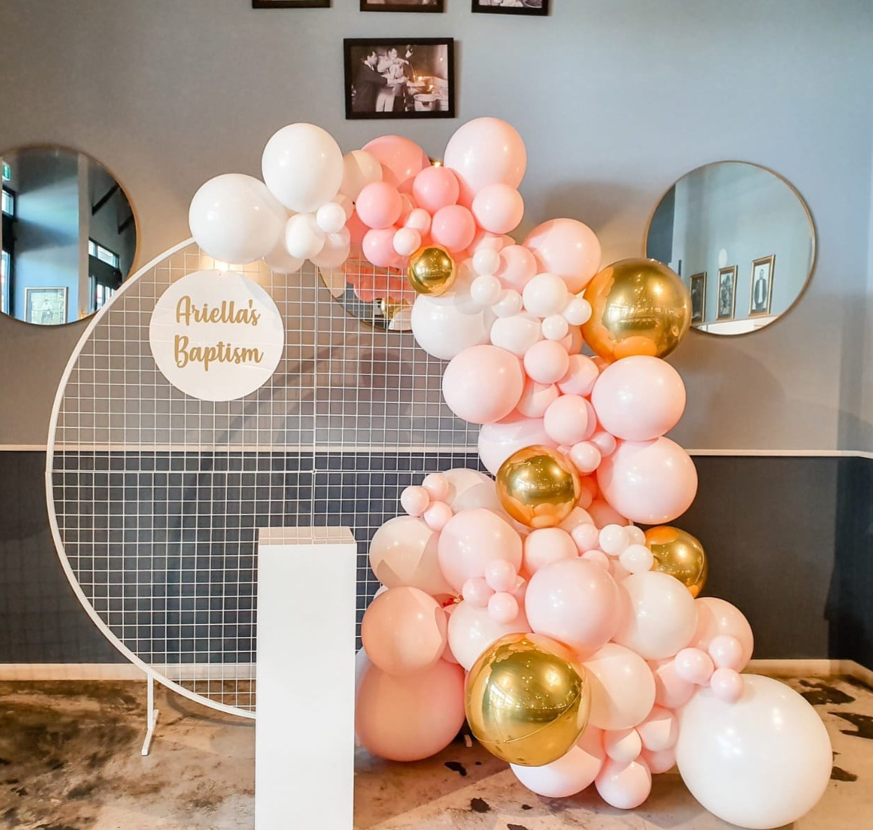 Christenings & Baptisms balloon styling